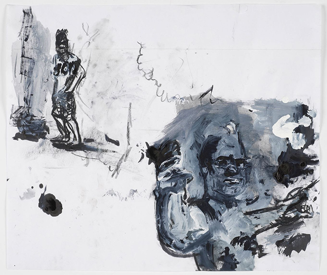 Erik van Lieshout | Untitled, 2013 | mixed media on paper, 35 × 42 cm