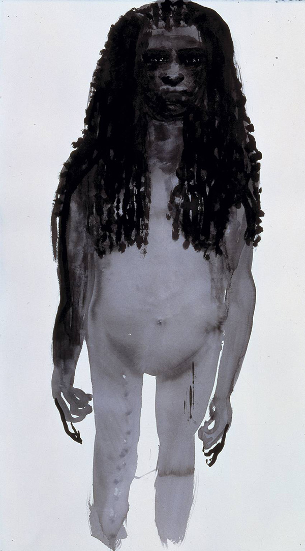 Marlene Dumas | Magdalena 1, 1996 | ink on paper, 125 x 70 cm
