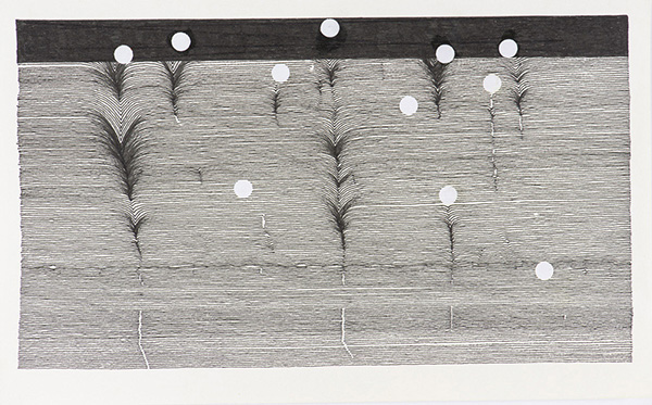 Bart Stolle | LFMS150815, 2015 | ink and pencil on paper | 13,2 x 21 cm