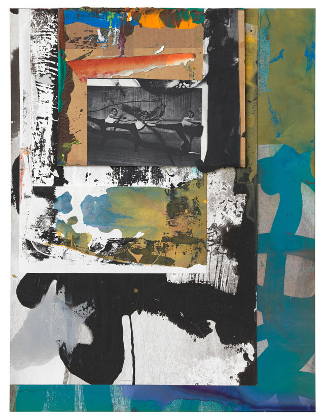 Arturo Herrera | Untitled, 2017 | Mixed media collage on lithographic plate, 76 cm x 60 cm x 4 cm