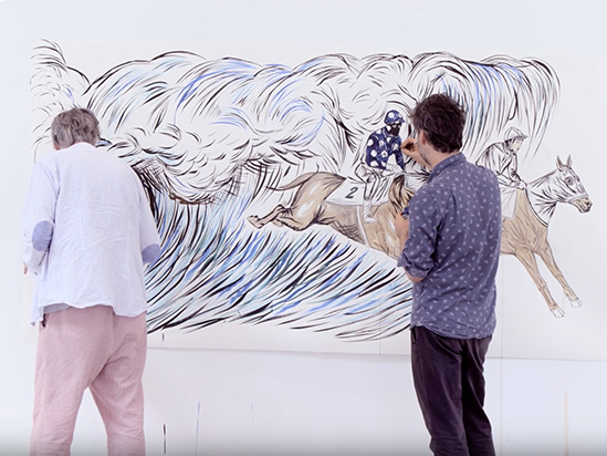 Video: Marcel Dzama: Drawing with Raymond Pettibon