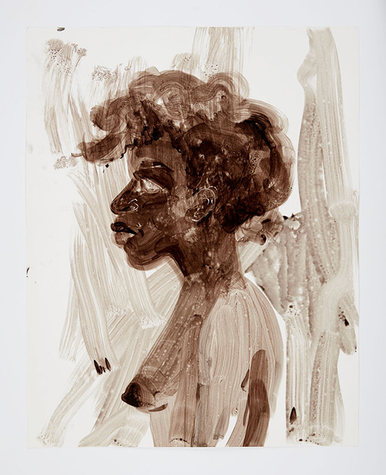 drawing Kara Walker - Untitled, 2008 / ink on paper - contemporary drawing, drawings, contemporary art, work on paper, art on paper