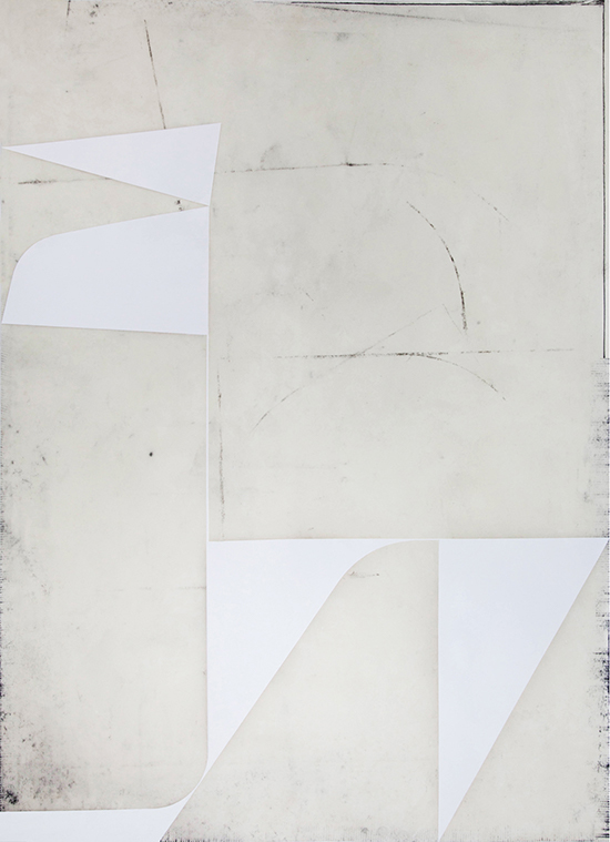 Katrin Bremermann | XL 1622 (KB/P 183), 2016 | Varnish on Paper, 83 x 59 cm