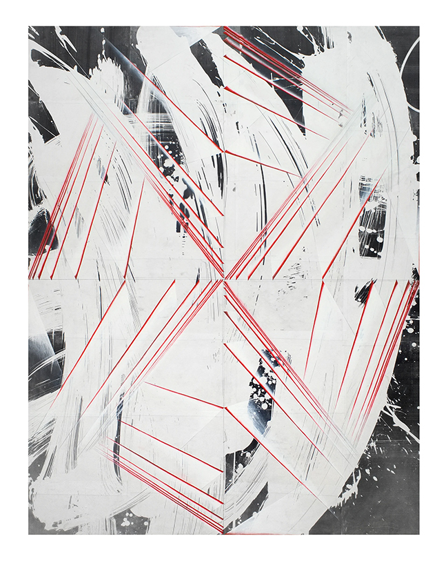 Tillman Kaiser - Untitled, 2015 / Silvergelatine, eggtempera and oil on paper - contemporary drawing, drawings, work on paper