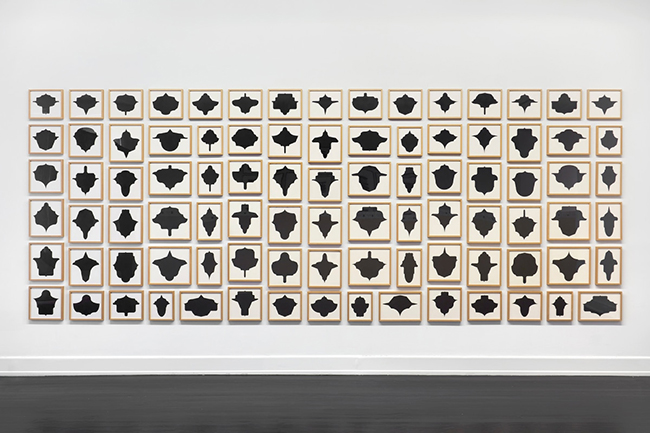 Allan McCollum | Collection of Ninety Drawings, 1988/1993 | Graphite pencil on museum board, dimensions variable