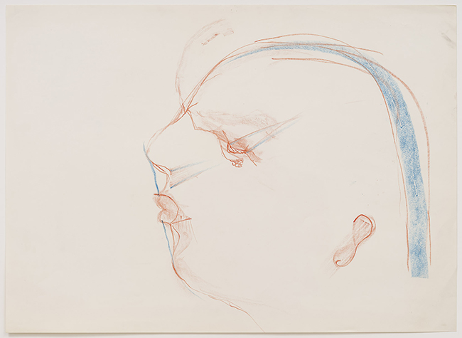 Marisa Merz Senza titolo, undated Mixed media on paper 47.8 x 66.2 cm