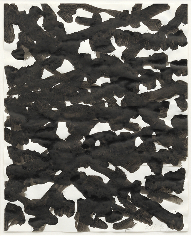 Raoul de Keyser March 7, 1990, 1990 pencil and ink on paper - contemporary drawing, work on paper, drawings, art on paper