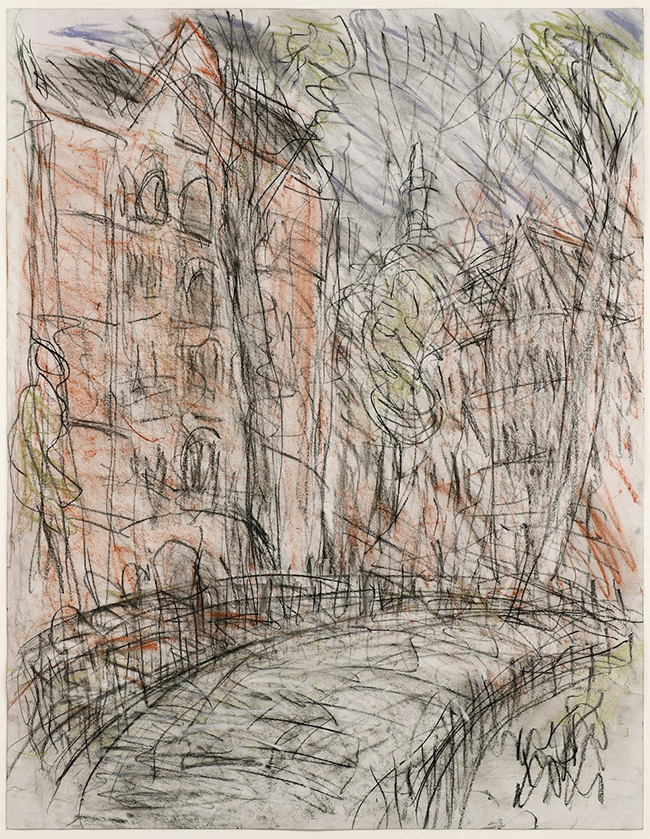 Leon Kossoff Arnold Circus, 2008-2010 charcoal and pastel on paper 65 x 50 cm
