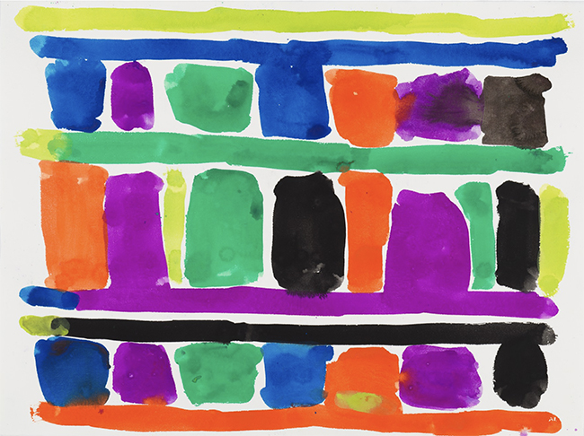 drawing Stanley Whitney Untitled, 2019 gouache on paper 55.9 x 76.2 cm