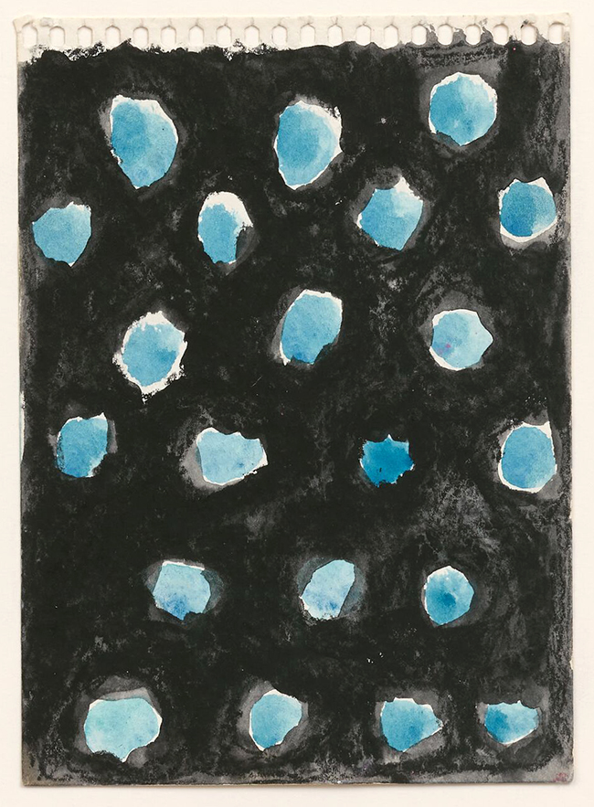 Mary Heilmann Untitled Watercolor Study, 1980s c. Watercolor on paper 17.5 x 12.4 cm