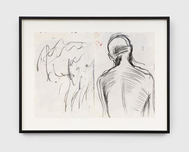 Nick Mauss Untitled, 2019 ink, crayon and gouache on paper 42 x 59 cm