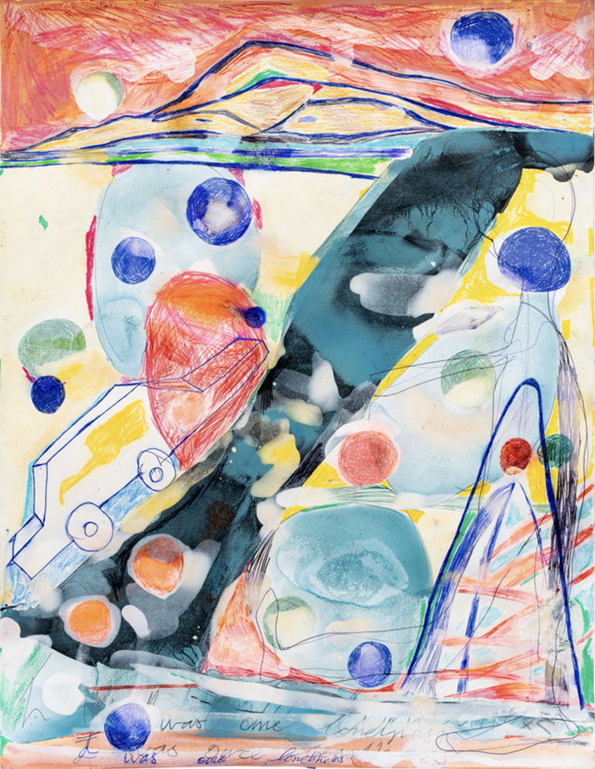 Moshekwa Langa Carriages, 2019/2021 Mixed media on paper 65 x 50 cm