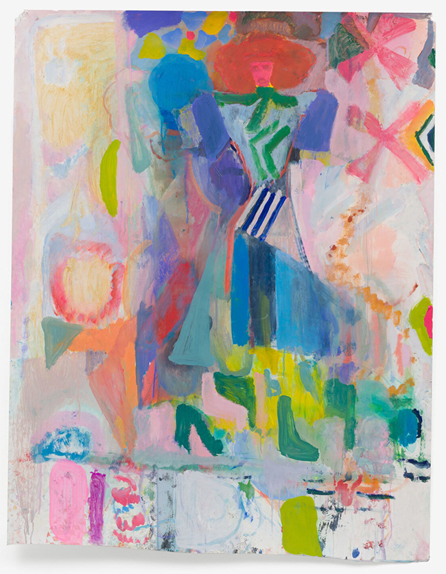 Lorna Robertson Socks and shoes, 2023 Oil on paper 133 x 100 cm